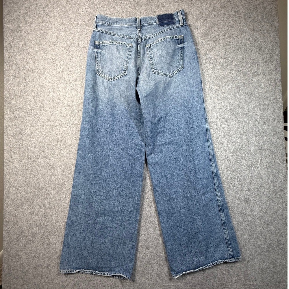 AMO Big Boy Wide Leg Baggy Jeans Denim Size 28 Made in LA - Picture 2 of 5